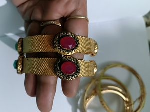 Micro Gold Bangle Set