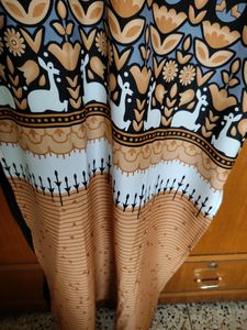 Polycrepe Ladies Kurti