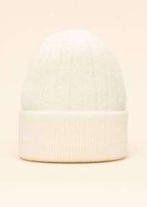 Ivory Beanie with Star Paste