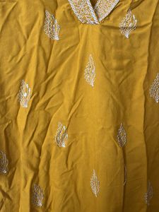 Golden Embroidered Kurti
