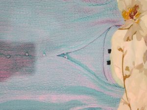 Stylish Blue Long Sleeve Top