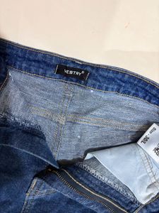 Distressed Denim Shorts