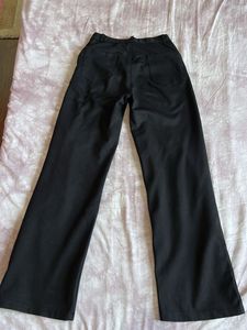 Black Formal Wide-Leg Trouser – Size 26