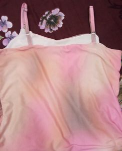 Pink Draped Top