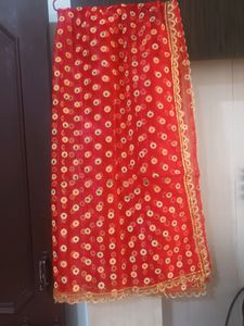 Mata Rani Red Dupatta.
