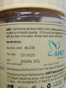 Ani&#39;s Multani Powder