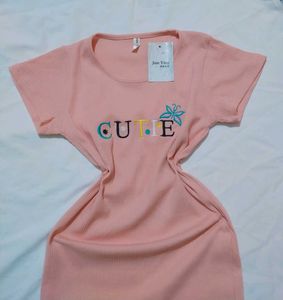 Baby Pink Aline Dress ✨