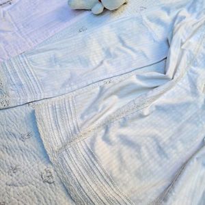 cute Elegant White Long Sleeve kurti