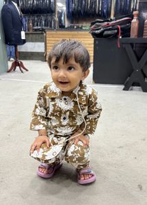 Adorable Floral Print Pajama Set