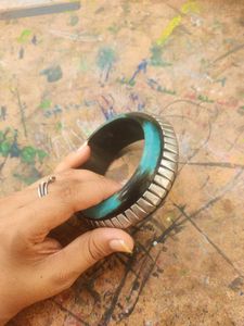 Unique Bangle Bracelet with metal details