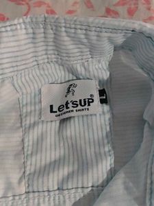 Striped Button-Down Shirt