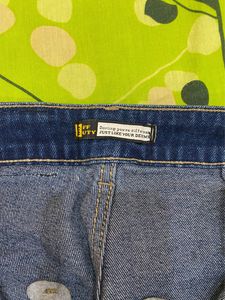 Off Duty Dark Blue Bootcut Jeans