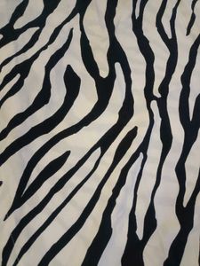 Zebra Print Suit With Patch Work Dupatta N Plazzo