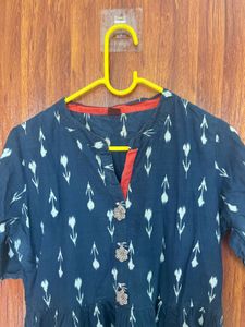 Elegant Blue Printed Kurta