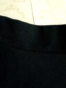 Black Knit Mini Skirt