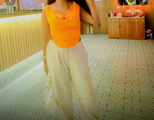 Orange Crop Top