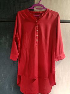 Red Tunic Top