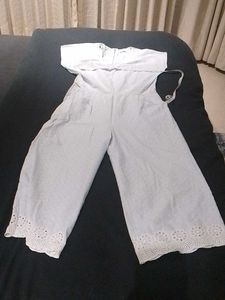 Beautiful Jumpsuit Sky Blue With Pockets