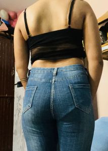 Ripped Blue Denim Jeans