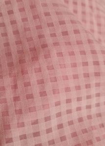 A Baby Pink Coloured Transparent Shirt.