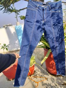 Dark Blue Denim Jeans