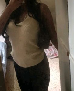 Savana Dupe Ribbed Lacey 2000s Going Out Tank Top