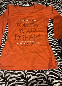 'Follow Your Dream' Graphic Long Sleeve tshirt