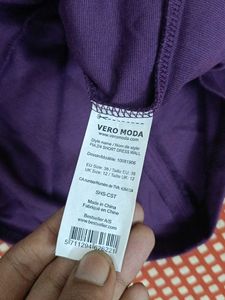 Purple Fit &amp; Flare Dress