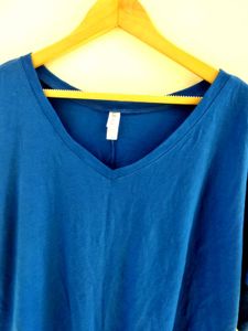 Beautiful Blue Over Size Tee
