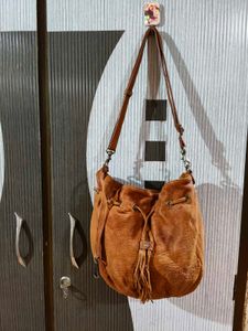 Boho Leather Hobo Bag