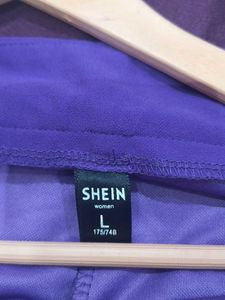 Unused Purple Casual Pants Shein Brand new