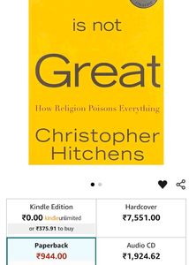 God Is Not Great: How Religion Poisons Everything