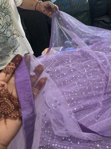 Embellished Purple Blouse