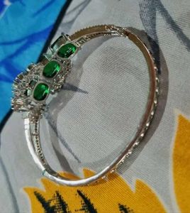 Women Brass Material Silver Plated Handcraft AD