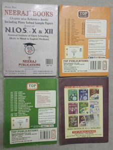 NIOS CLASS 10TH GUIDE BOOKS (COMBO OF 4)