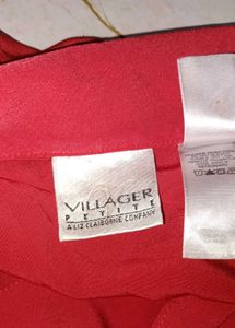 Vibrant Red Short Sleeve Shirt