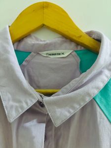 Color Block Drawstring Utility Dress