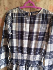 Charming Checkered Dress! ❤️