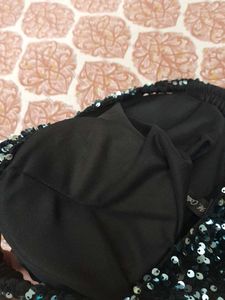 Sparkly Black Mini Dress