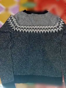 Patterned Knit Sweater