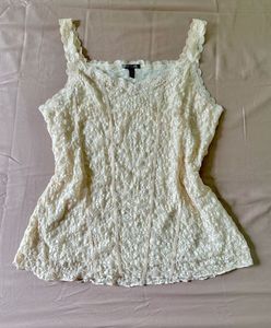 Ivory Lace Top