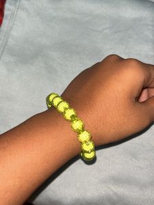 Aesthetic Green Beads Bracelet