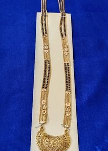 Mangalsutra With Black Pearls