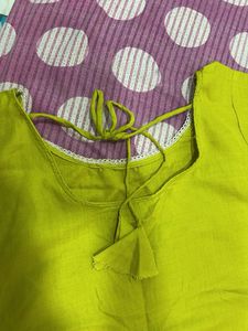 Elegant Olive Green Kurti