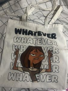 Cartoon Print Tote Bag