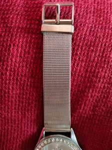 Women DK Silver Metallic Watch