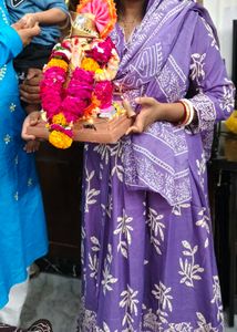 Elegant Purple Kurta Set