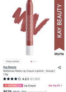 Kay Beauty By Katrina Kaif Matte Lip Crayon