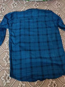 Blue Plaid Flannel Shirt 👕