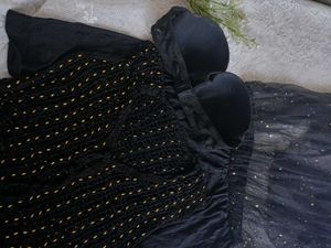 Combo Sparkly Black Skirt Set